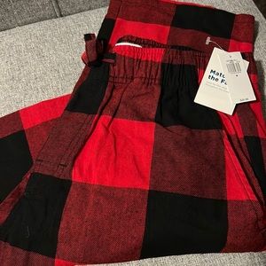 NWT men’s red and black buffalo plaid pajama pants.